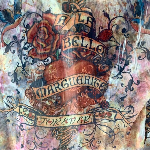 Vintage western Style Long  Sleeved Button Up Blouse - Picture 3 of 12